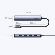 Ugreen 5-in-1 USB-C Hub 4K 30Hz (gray) 11