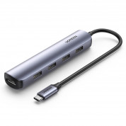 Ugreen 5-in-1 USB-C Hub 4K 30Hz (gray)