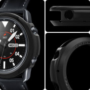 Spigen Liquid Air Case - качествен силиконов (TPU) кейс за Samsung Galaxy Watch 3 45mm (черен) 10