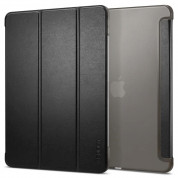 Spigen Smart Fold Case - кожен кейс и поставка за iPad Pro 11 M1 (2021) (черен) 1