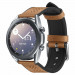 Spigen Retro Fit Band 20mm - кожена каишка за Samsung Galaxy Watch, Huawei Watch, Xiaomi, Garmin и други часовници с 20мм захват (кафяв) 6