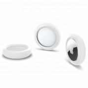 Spigen Silicone Fit AirTag Case 2 Pack for Apple AirTag (white) 5