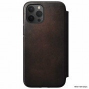 Nomad Folio Leather Rugged Case for iPhone 12 Pro Max (brown)