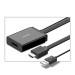 Ugreen Unidirectional HDMI Male to DisplayPort Female Adapter 4K - адаптер мъжко HDMI към женско DisplayPort и допълнителен USB-A кабел (черен) 4