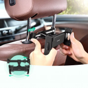 Ugreen Headrest Tablet Car Mount - поставка за смартфон или таблет за седалката на автомобил (черен) 5