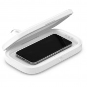 Belkin Boost Charge UV Sterilizer With Wireless Charger 10W - поставка за безжично зареждане и UV стерилизатор за мобилни устройства (бял) 