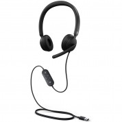 Microsoft Modern On-Ear USB Headset - USB слушалки с микрофон за PC и лаптопи (черен)