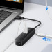 Ugreen USB-A 2.0 Hub 3-port with Ethernet - 3-портов USB 2.0 хъб с Ethernet за компютри и лаптопи с USB-A порт (черен) 7