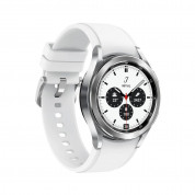 Samsung Galaxy Watch 4 Classic SM-R880N 42 mm Bluetooth - умен часовник с GPS за мобилни устойства (42 мм) (Bluetooth версия) (сребрист) 2