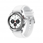 Samsung Galaxy Watch 4 Classic SM-R880N 42 mm Bluetooth - умен часовник с GPS за мобилни устойства (42 мм) (Bluetooth версия) (сребрист)