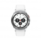 Samsung Galaxy Watch 4 Classic SM-R880N 42 mm Bluetooth - умен часовник с GPS за мобилни устойства (42 мм) (Bluetooth версия) (сребрист) 1