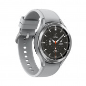 Samsung Galaxy Watch 4 Classic SM-R890N 46 mm Bluetooth - умен часовник с GPS за мобилни устойства (46 мм) (Bluetooth версия) (сребрист) 2