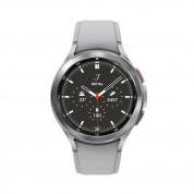 Samsung Galaxy Watch 4 Classic SM-R895F 46 mm LTE - умен часовник с GPS за мобилни устойства (46 мм) (LTE версия) (сребрист) 1