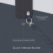 Moshi Altra SnapTo Case - стилен удароустойчив кейс за iPhone 12, iPhone 12 Pro (тъмносин) 4