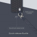 Moshi Altra SnapTo Case - стилен удароустойчив кейс за iPhone 12 mini (тъмносин) 3