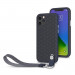 Moshi Altra SnapTo Case - стилен удароустойчив кейс за iPhone 12 mini (тъмносин) 5