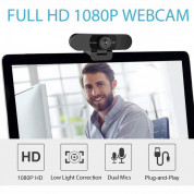 eMeet C960 Web Camera FullHD 1080p - FullHD 1080p уеб видеокамера с микрофон (черен) 5