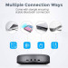 eMeet Luna Conference Bluetooth Speakerphone - безжичен блутут спийкърфон за мобилни устройства (тъмносив) 7