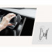 Moshi SnapTo Universal Car Mount 10W - магнитна поставка с безжично зареждане за таблото, стъклото или радиатора на кола и USB-C кабел (120 см) (черен) 9