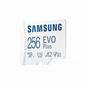 Samsung MicroSD 256GB EVo Plus A2 - microSD памет с SD адаптер за Samsung устройства (клас 10) (подходяща за GoPro, дронове и други)  1