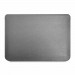 Guess Saffiano Triangle Metal Logo Notebook Sleeve - дизайнерски луксозен кожен калъф за MacBook Pro 16, MacBook Pro 15 и лаптопи до 16 инча (сребрист) 3
