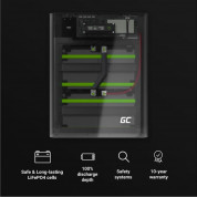 Green Cell PowerNest Energy Storage LiFePO4 Battery (5 kWh 51.2 V) - батерия за съхранение на генерираната енергията от фотоволтаична система (черен) 9