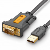 Ugreen USB-A 2.0 to RS232 DB9 Serial Cable (150 cm) (black)