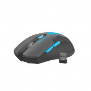 Fury Stalker Wireless Gaming Mouse NFU-1320 2000 DPI - безжична гейминг мишка (за PC) (черен-син) 2