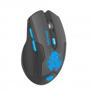 Fury Stalker Wireless Gaming Mouse NFU-1320 2000 DPI - безжична гейминг мишка (за PC) (черен-син) 1