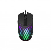 Fury Battler Optical Gaming Mouse NFU-1654 6400 DPI - оптична геймърска мишка с LED подсветка (черен)