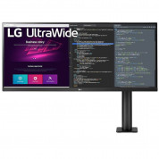 LG UltraWide Ergo 21:9 QHD IPS LED Monitor (34 in. Diagonal) - 34 инчов монитор с поддръжка на QHD (3440 x 1440) оптимизиран за продуктите на Apple (черен)