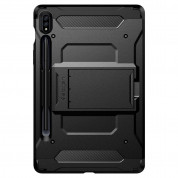 Spigen Tough Armor Pro Case - хибриден кейс с най-висока степен на защита за Samsung Galaxy Tab S7, Galaxy Tab S8 (черен) 6