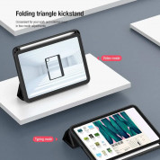 Nillkin Bevel Leather Case - кожен кейс и поставка с отделение за Apple Pencil за iPad Air 5 (2022), iPad Air 4 (2020) (зелен) 3