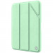 Nillkin Bevel Leather Case - кожен кейс и поставка с отделение за Apple Pencil за iPad Air 5 (2022), iPad Air 4 (2020) (зелен) 1