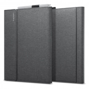 Spigen Folio Stand Case - текстилен калъф и поставка за Microsoft Surface Pro 8 (сив) 1