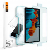Spigen Tempered Glass GLAS.tR EZ Fit - висококачествено стъклено защитно покритие за дисплея на Samsung Galaxy Tab S8, Galaxy Tab S7 (прозрачно)