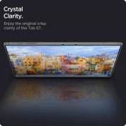 Spigen Tempered Glass GLAS.tR EZ Fit - висококачествено стъклено защитно покритие за дисплея на Samsung Galaxy Tab S8, Galaxy Tab S7 (прозрачно) 4