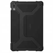 Urban Armor Gear Metropolis Case - удароустойчив хибриден кейс от най-висок клас за Samsung Galaxy Tab S8 Plus, Galaxy Tab S7 Plus (черен) 4