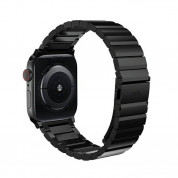 Uniq Strova Stainless Steel Band for Apple Watch 42mm, 44mm, 45mm, Ultra 49mm (midnight) 1