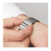 Uniq Strova Stainless Steel Band - стоманена каишка за Apple Watch 42мм, 44мм, 45мм, Ultra 49мм (тъмносив) 8