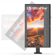 LG UltraFine Ergo 4K IPS LED Monitor (27 in. Diagonal) - 27 инчов монитор с поддръжка на 4K (3840x2160) и USB-C порт оптимизиран за продуктите на Apple (черен) 6