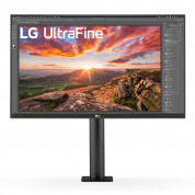 LG UltraFine Ergo 4K IPS LED Monitor (27 in. Diagonal) - 27 инчов монитор с поддръжка на 4K (3840x2160) и USB-C порт оптимизиран за продуктите на Apple (черен) 1