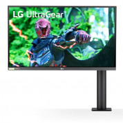 LG UltraGear QHD Nano IPS 1ms LED Monitor (27 in. Diagonal) - 27 инчов гейминг монитор с поддръжка на QHD (2560x1440) и HDR10 (черен)