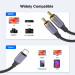 4smarts MatchCord Active USB-C Male to 2xRCA Male Cable - активен кабел USB-C мъжко към 2xRCA (чинча) мъжко за устройства с USB-C порт (100 см) (черен) 4