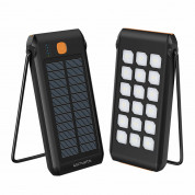 4smarts Solar Power Bank TitanPack Flex 10000mAh with Stand and Flashlight (black)