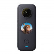 Insta360 ONE X2 - 360 градусова 5.7К екшън камера за заснемане на любимите ви моменти (черен)