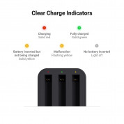 Insta360 ONE X2 Fast Charging Hub - тройна док станция за зареждане на батерии за Insta360 ONE X2 (черен) 4