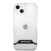 AMG Red Stripes Hard Case - дизайнерски кейс с висока защита за iPhone 13 mini (прозрачен) 1