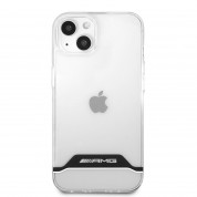 AMG White Stripes Hard Case - дизайнерски кейс с висока защита за iPhone 13 (прозрачен) 1