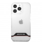 AMG Red Stripes Hard Case - дизайнерски кейс с висока защита за iPhone 13 Pro (прозрачен) 1